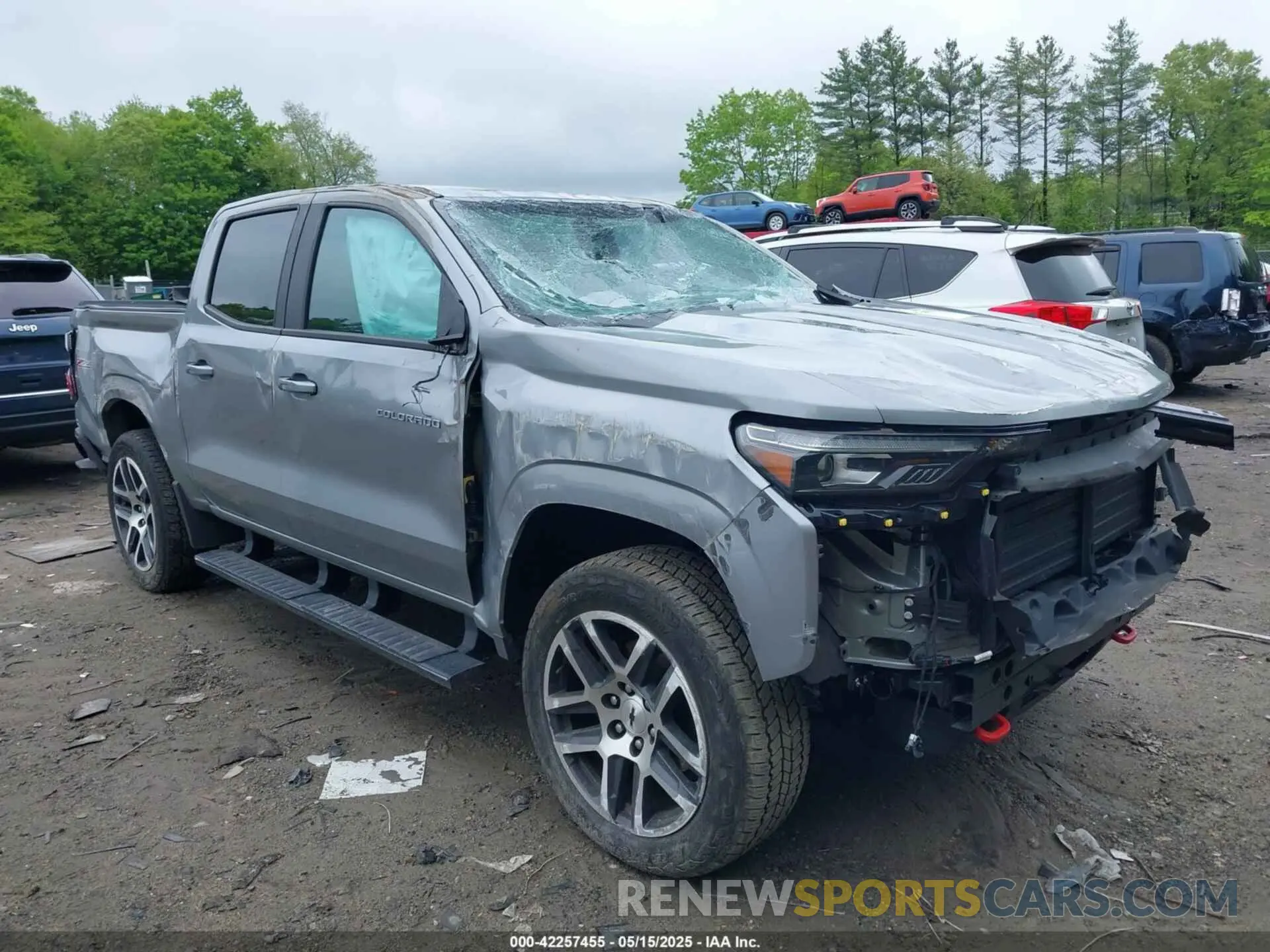 1 Photograph of a damaged car 1GCPTDEK5P1245985 CHEVROLET COLORADO 2023