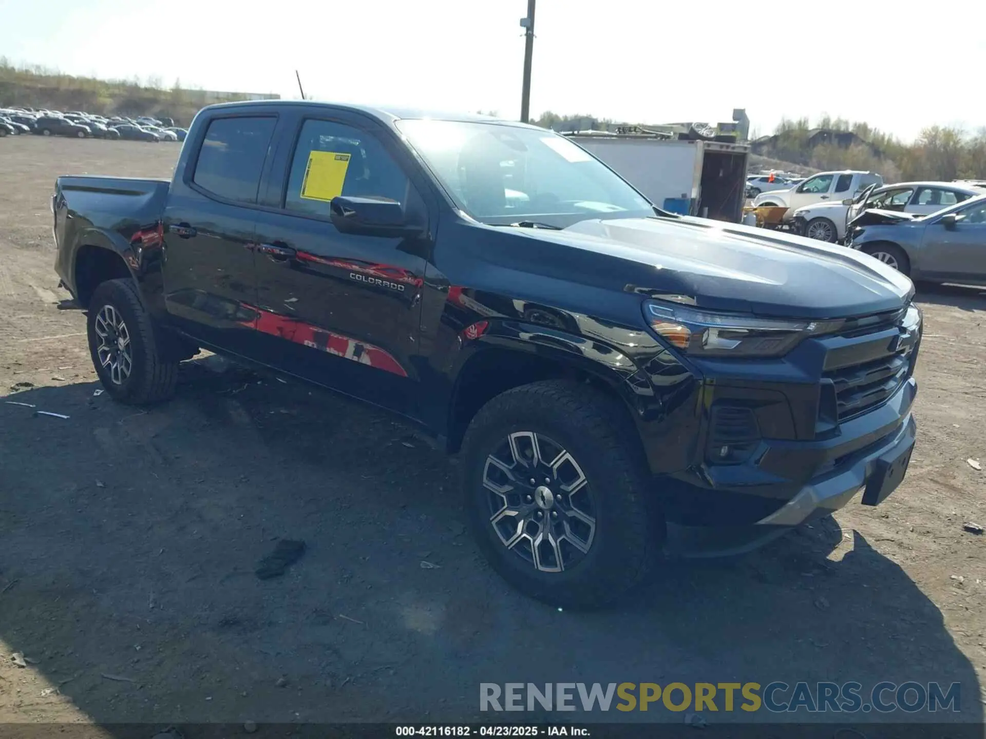 1 Photograph of a damaged car 1GCPTDEK8P1219901 CHEVROLET COLORADO 2023