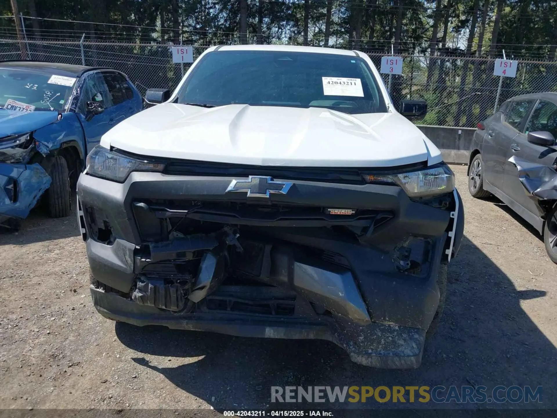 12 Photograph of a damaged car 1GCPTEEK2P1203392 CHEVROLET COLORADO 2023