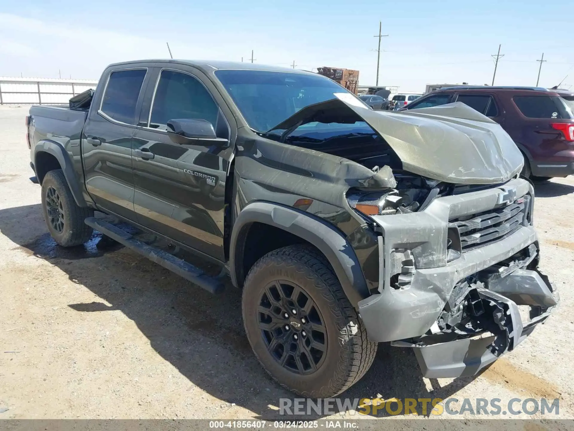 1 Photograph of a damaged car 1GCPTEEK3P1183301 CHEVROLET COLORADO 2023