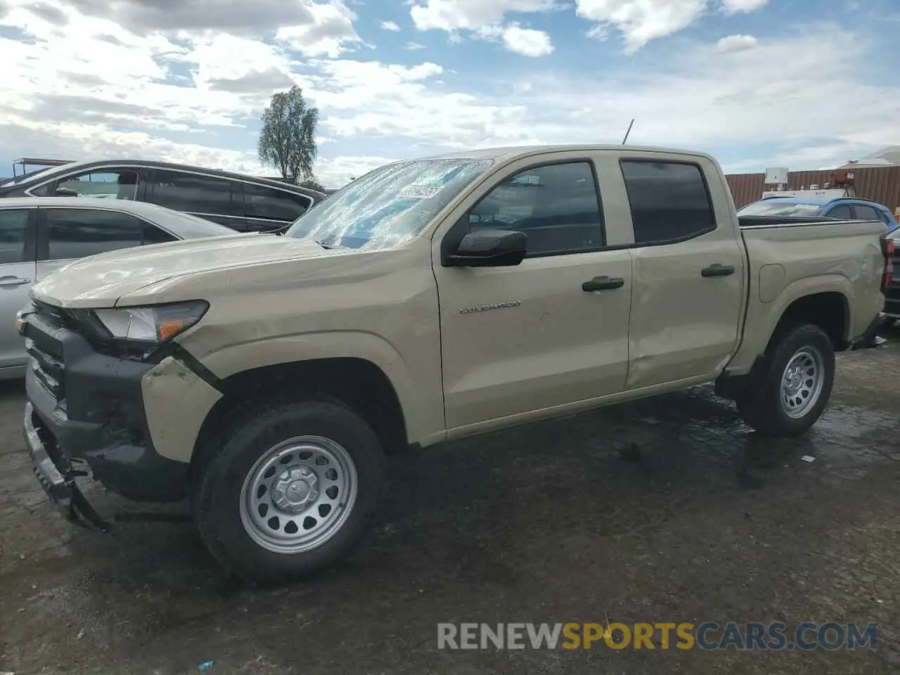 1 Photograph of a damaged car 1GCGSBEC7R1134986 CHEVROLET COLORADO 2024