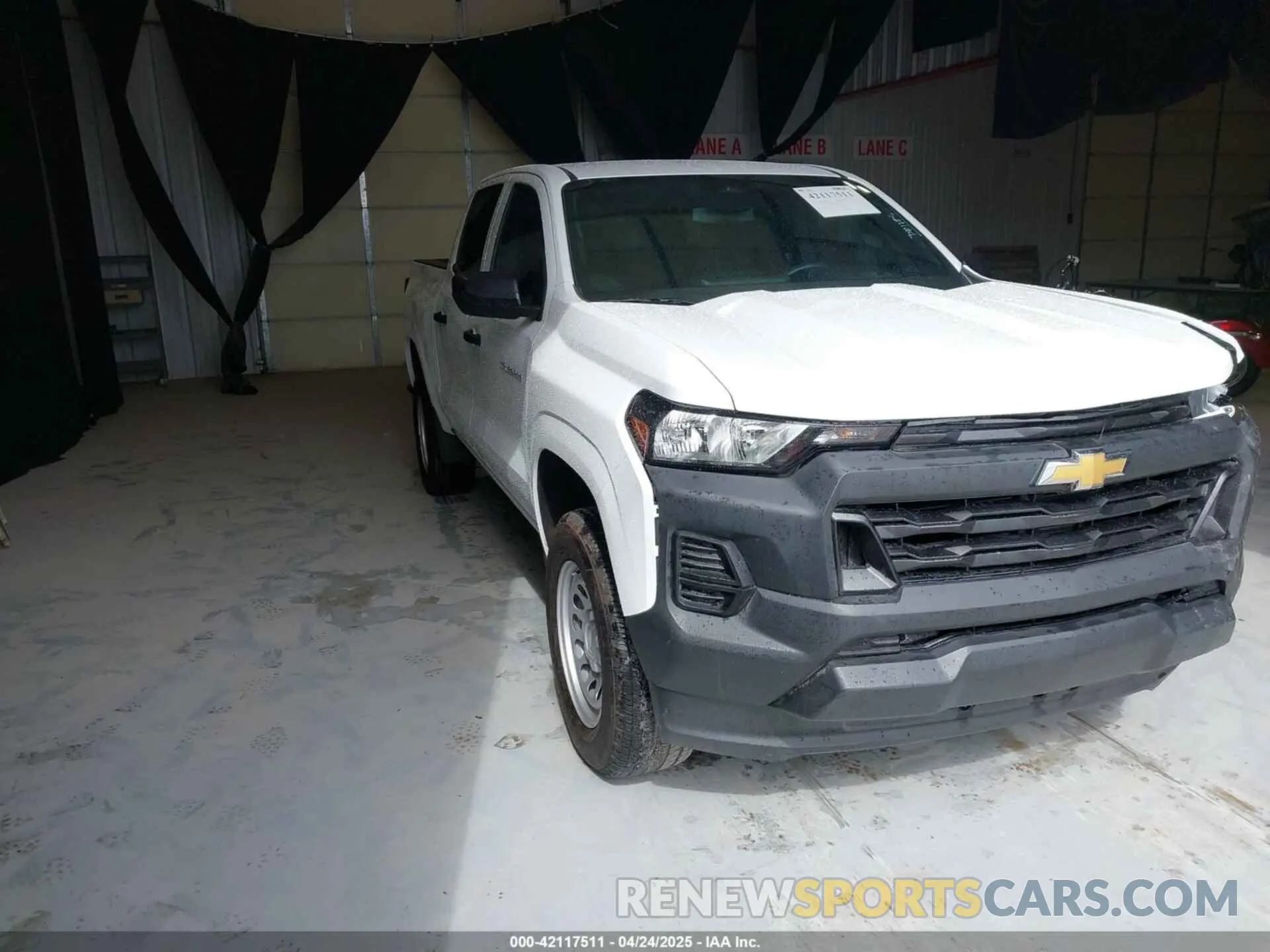 1 Photograph of a damaged car 1GCGSBEC8R1213406 CHEVROLET COLORADO 2024