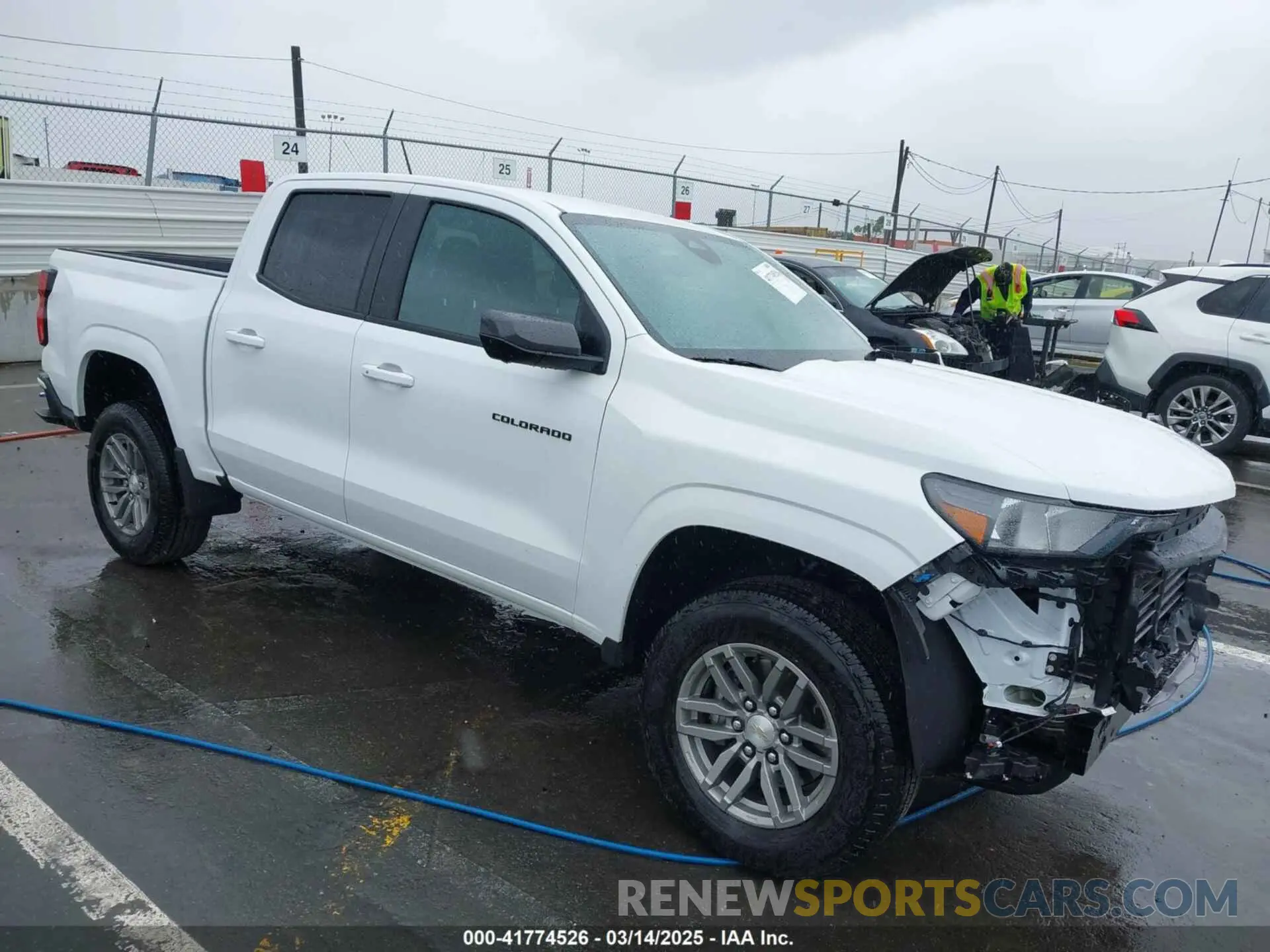 1 Photograph of a damaged car 1GCPSCEK4R1172365 CHEVROLET COLORADO 2024