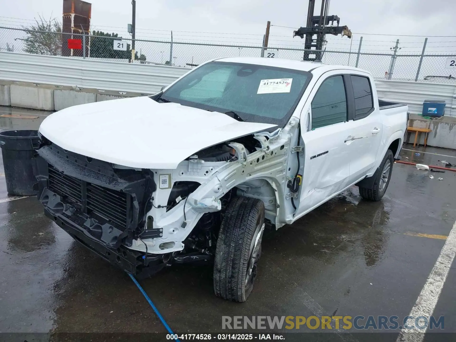 2 Photograph of a damaged car 1GCPSCEK4R1172365 CHEVROLET COLORADO 2024