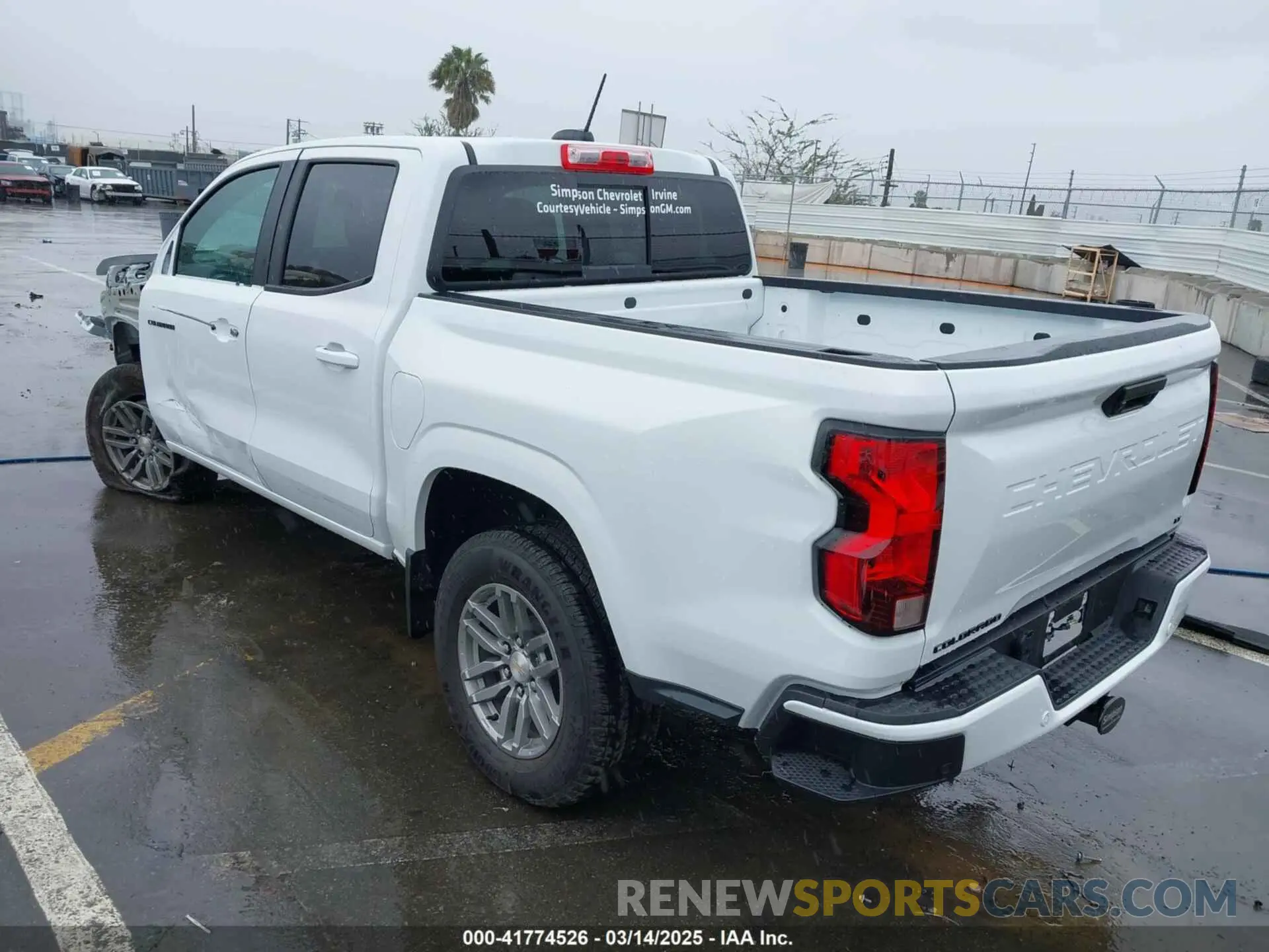 3 Photograph of a damaged car 1GCPSCEK4R1172365 CHEVROLET COLORADO 2024