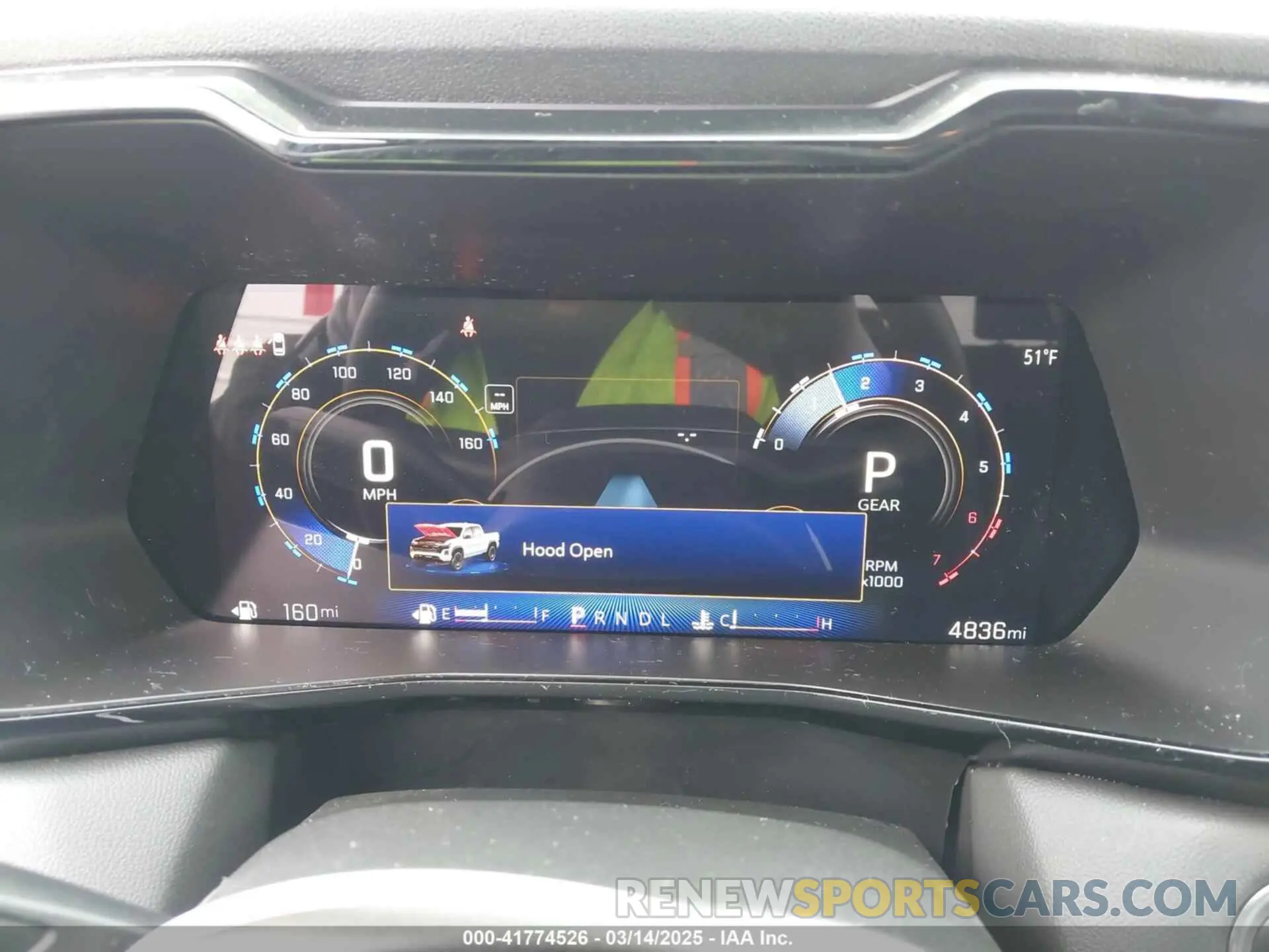 7 Photograph of a damaged car 1GCPSCEK4R1172365 CHEVROLET COLORADO 2024