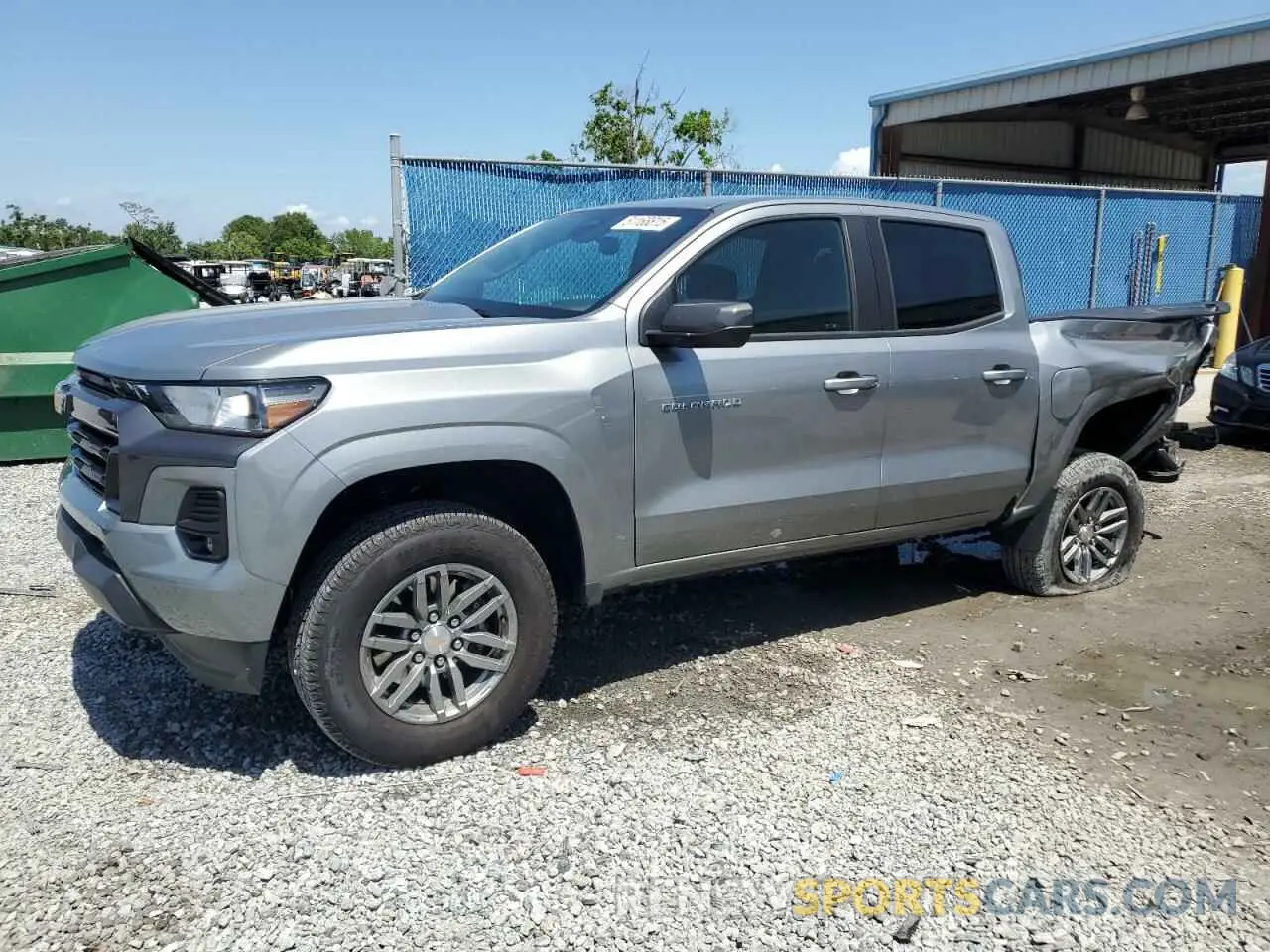 1 Photograph of a damaged car 1GCPSCEK8R1319934 CHEVROLET COLORADO 2024