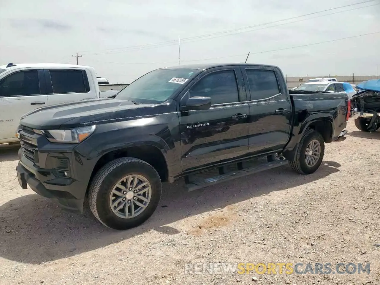 1 Photograph of a damaged car 1GCPSCEK9R1313530 CHEVROLET COLORADO 2024