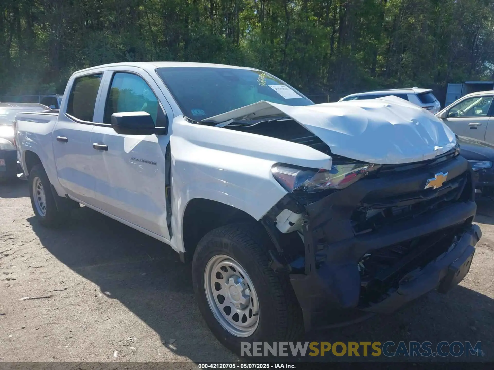 1 Photograph of a damaged car 1GCPTBEK0R1306831 CHEVROLET COLORADO 2024