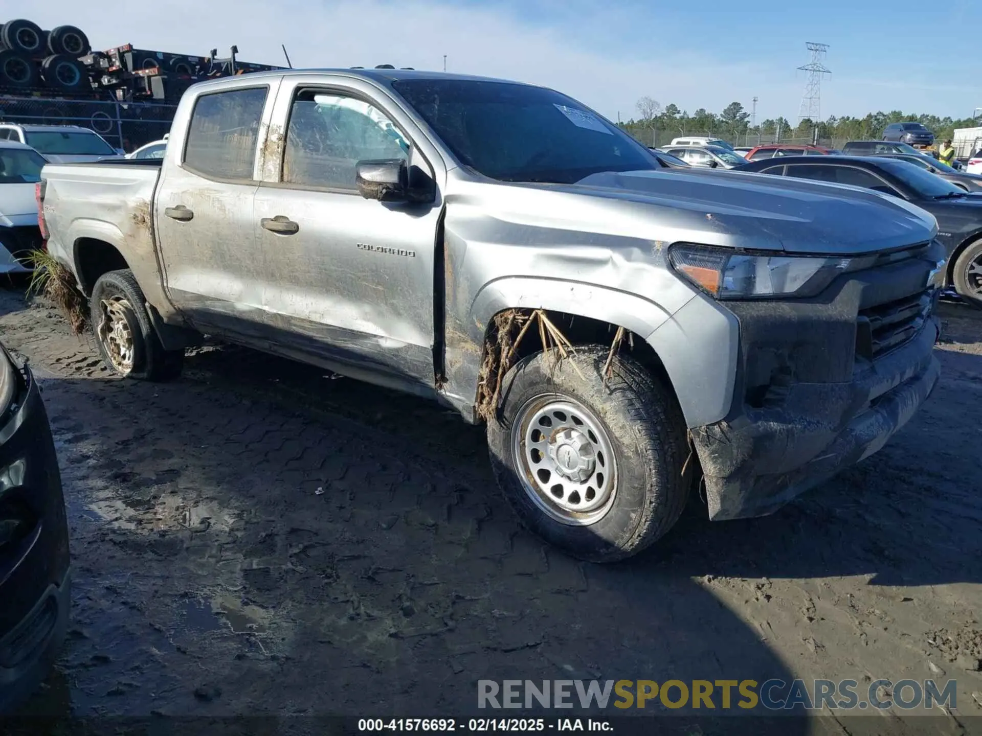 1 Photograph of a damaged car 1GCPTBEK8R1131731 CHEVROLET COLORADO 2024