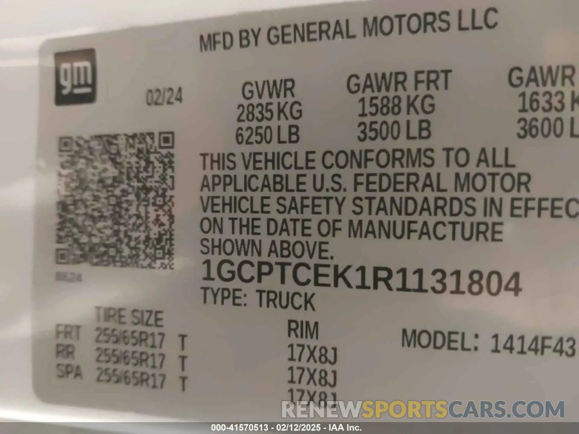 9 Photograph of a damaged car 1GCPTCEK1R1131804 CHEVROLET COLORADO 2024