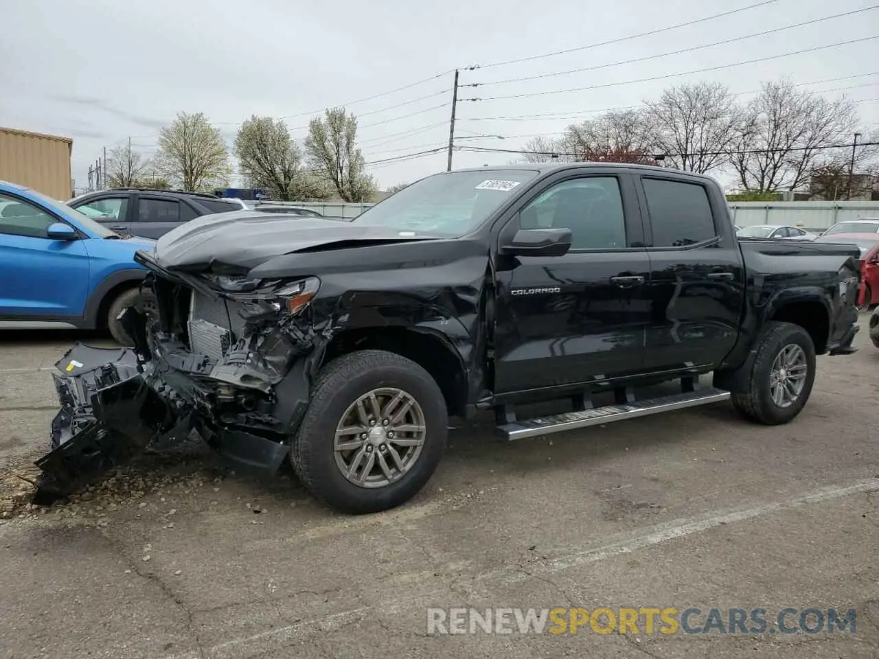 1 Photograph of a damaged car 1GCPTCEKXR1144504 CHEVROLET COLORADO 2024