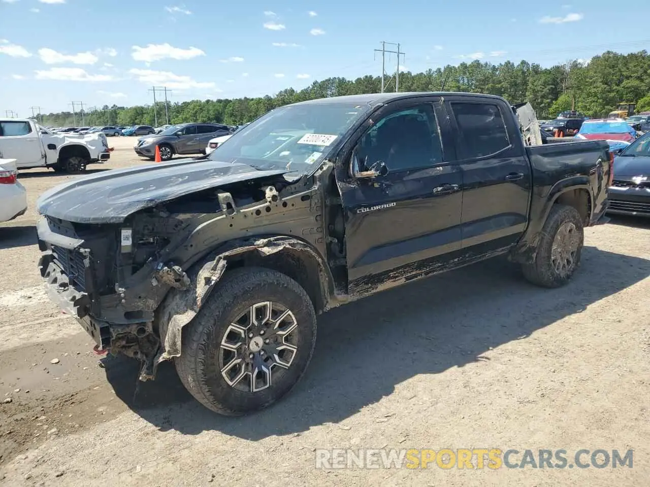 1 Photograph of a damaged car 1GCPTDEK1R1244321 CHEVROLET COLORADO 2024