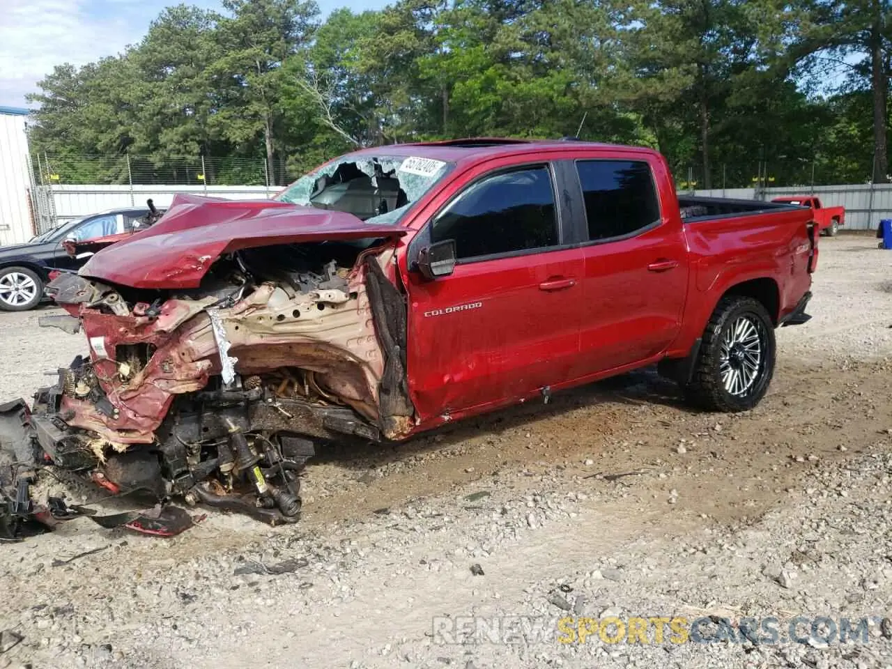 1 Photograph of a damaged car 1GCPTDEK6R1170331 CHEVROLET COLORADO 2024