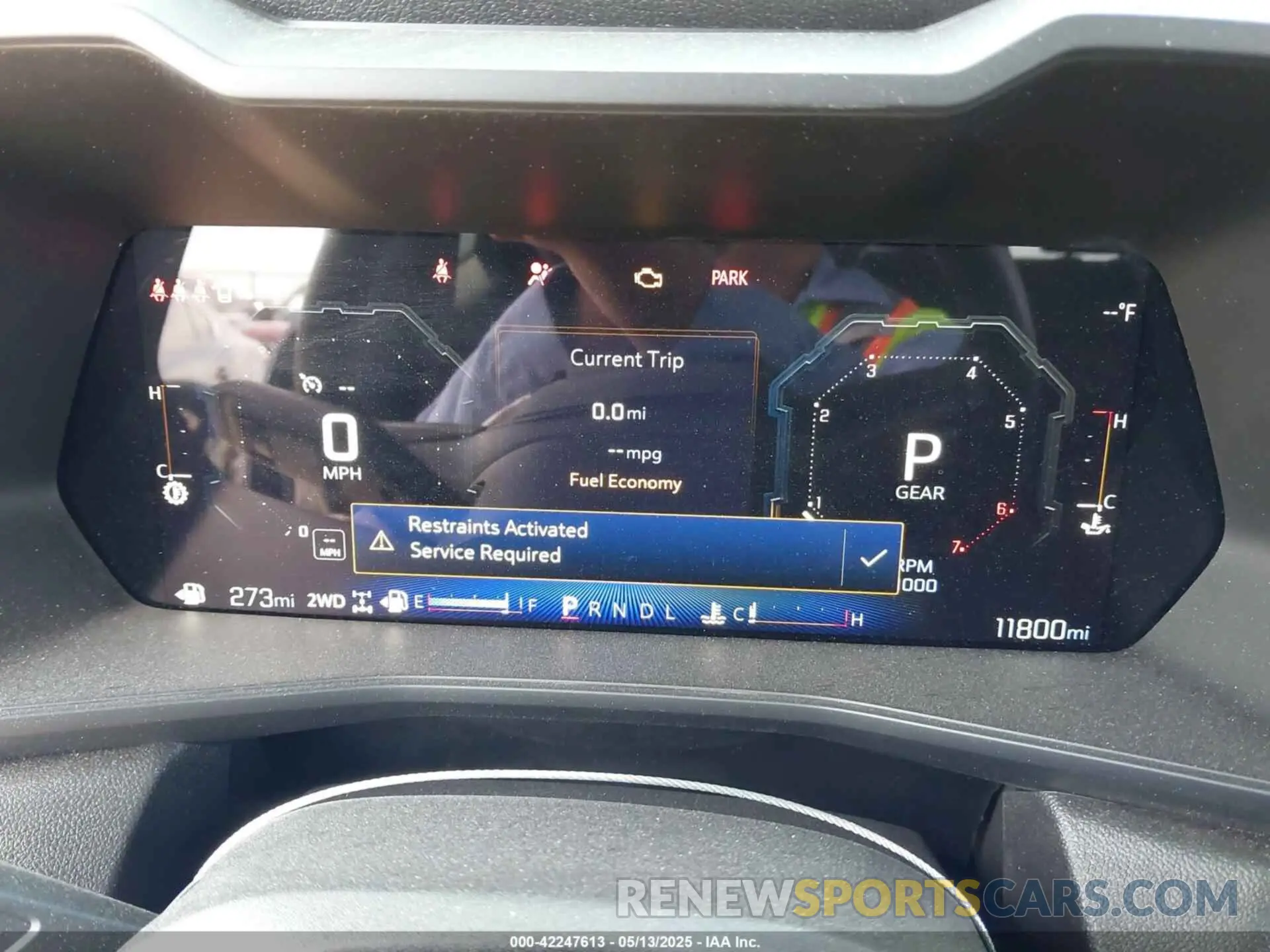 7 Photograph of a damaged car 1GCPTEEK1R1315989 CHEVROLET COLORADO 2024