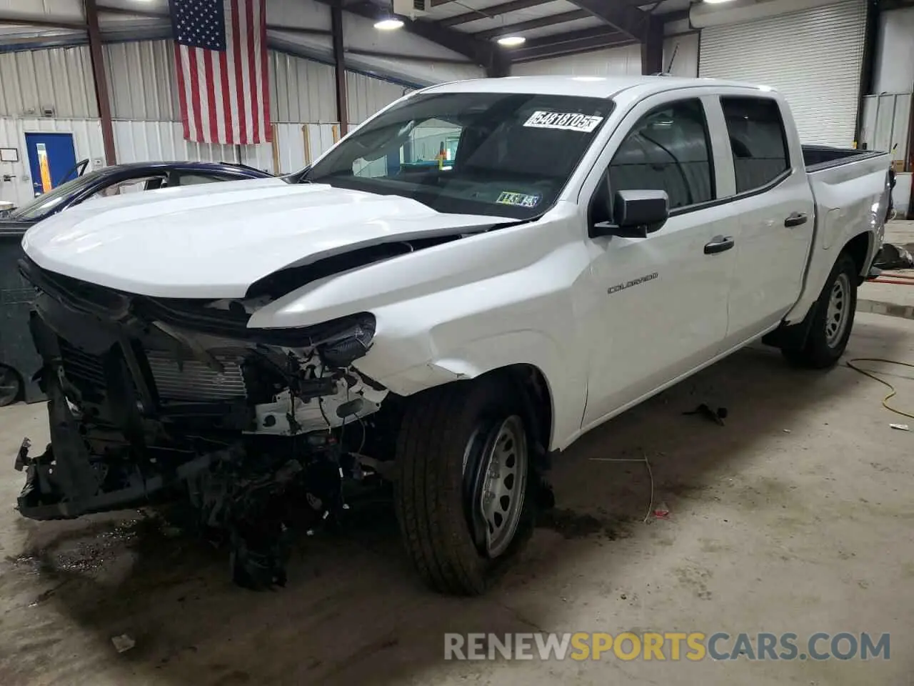 1 Photograph of a damaged car 1GCPSBEK8S1153690 CHEVROLET COLORADO 2025