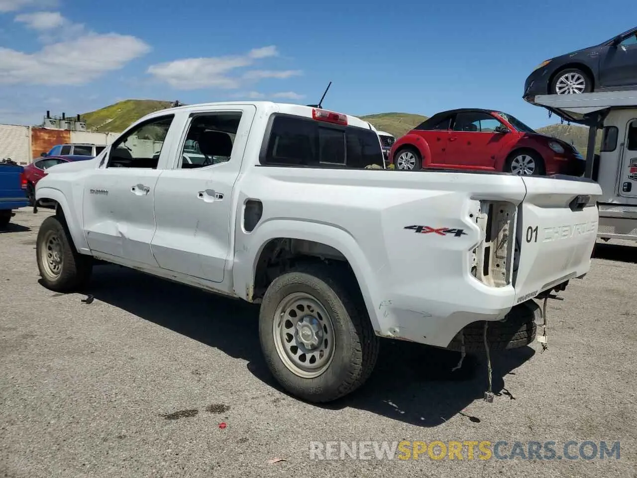 2 Photograph of a damaged car 1GCPTBEK0S1123502 CHEVROLET COLORADO 2025
