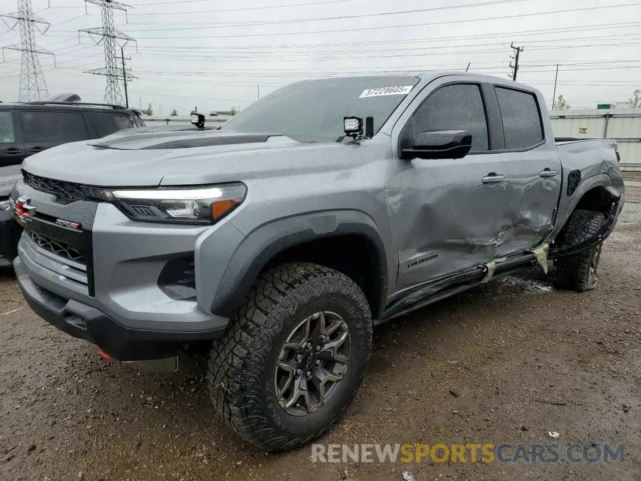 1 Photograph of a damaged car 1GCPTFEK2S1135383 CHEVROLET COLORADO 2025