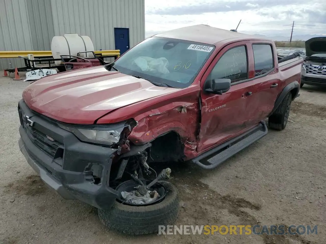 1 Photograph of a damaged car 1GCPTEEK1R1203693 CHEVROLET COLORADO T 2024
