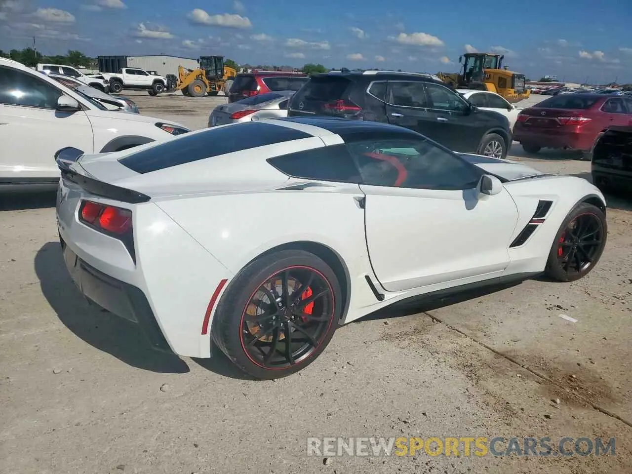 3 Photograph of a damaged car 1G1Y12D7XK5104397 CHEVROLET CORVETTE 2019