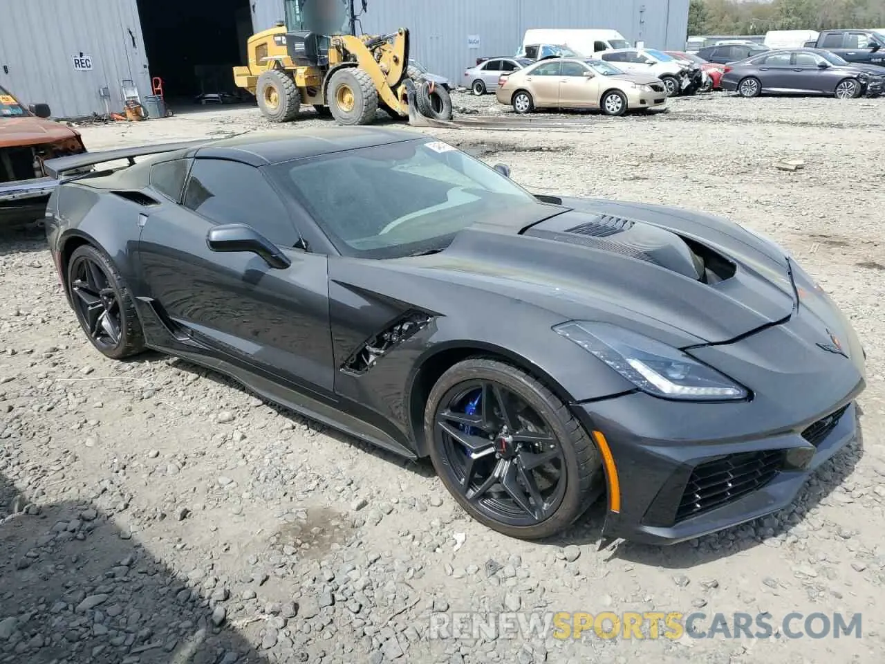 4 Photograph of a damaged car 1G1Y42D95K5800576 CHEVROLET CORVETTE 2019