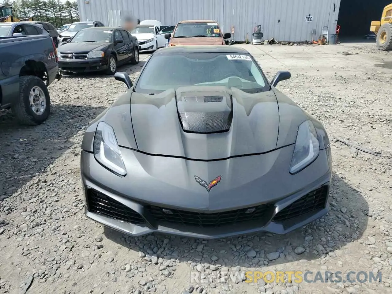 5 Photograph of a damaged car 1G1Y42D95K5800576 CHEVROLET CORVETTE 2019