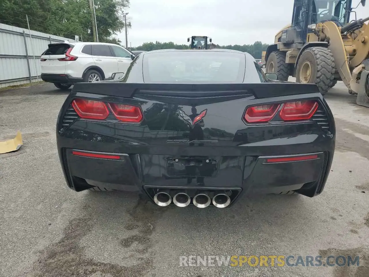 6 Photograph of a damaged car 1G1YA2D73K5100417 CHEVROLET CORVETTE 2019