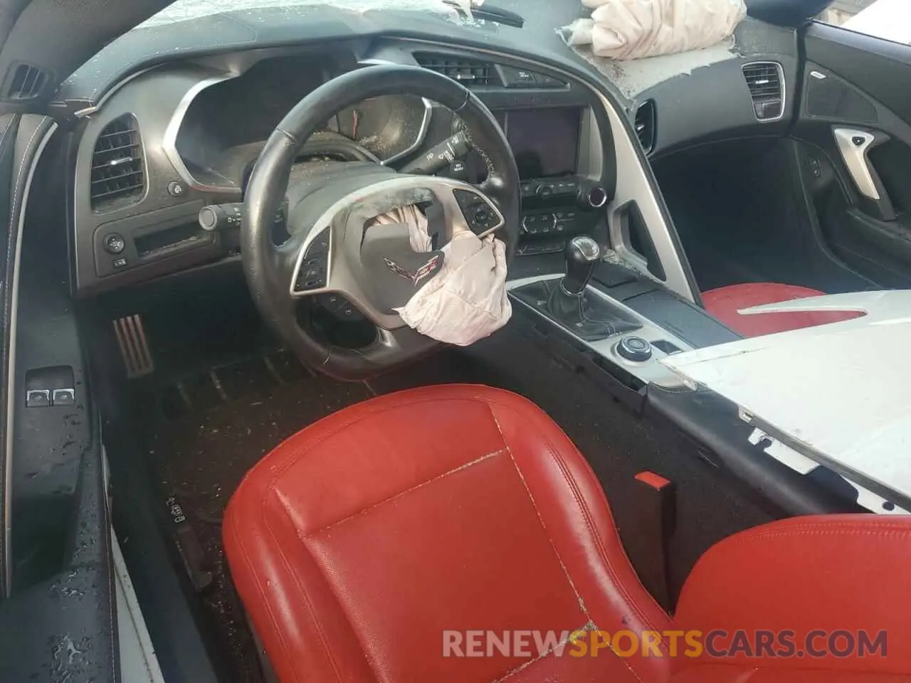 8 Photograph of a damaged car 1G1YA2D74K5117324 CHEVROLET CORVETTE 2019