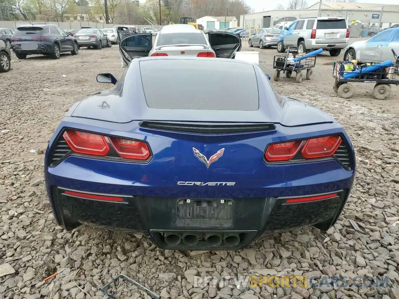 6 Photograph of a damaged car 1G1YA2D79K5107596 CHEVROLET CORVETTE 2019