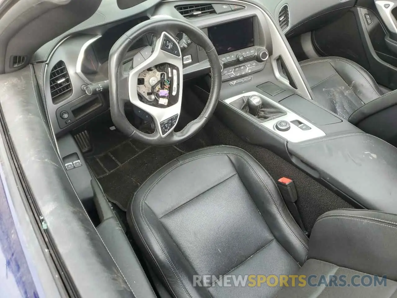 7 Photograph of a damaged car 1G1YA2D79K5107596 CHEVROLET CORVETTE 2019