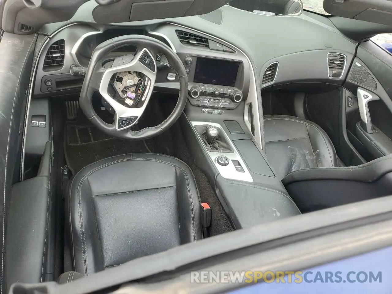 8 Photograph of a damaged car 1G1YA2D79K5107596 CHEVROLET CORVETTE 2019