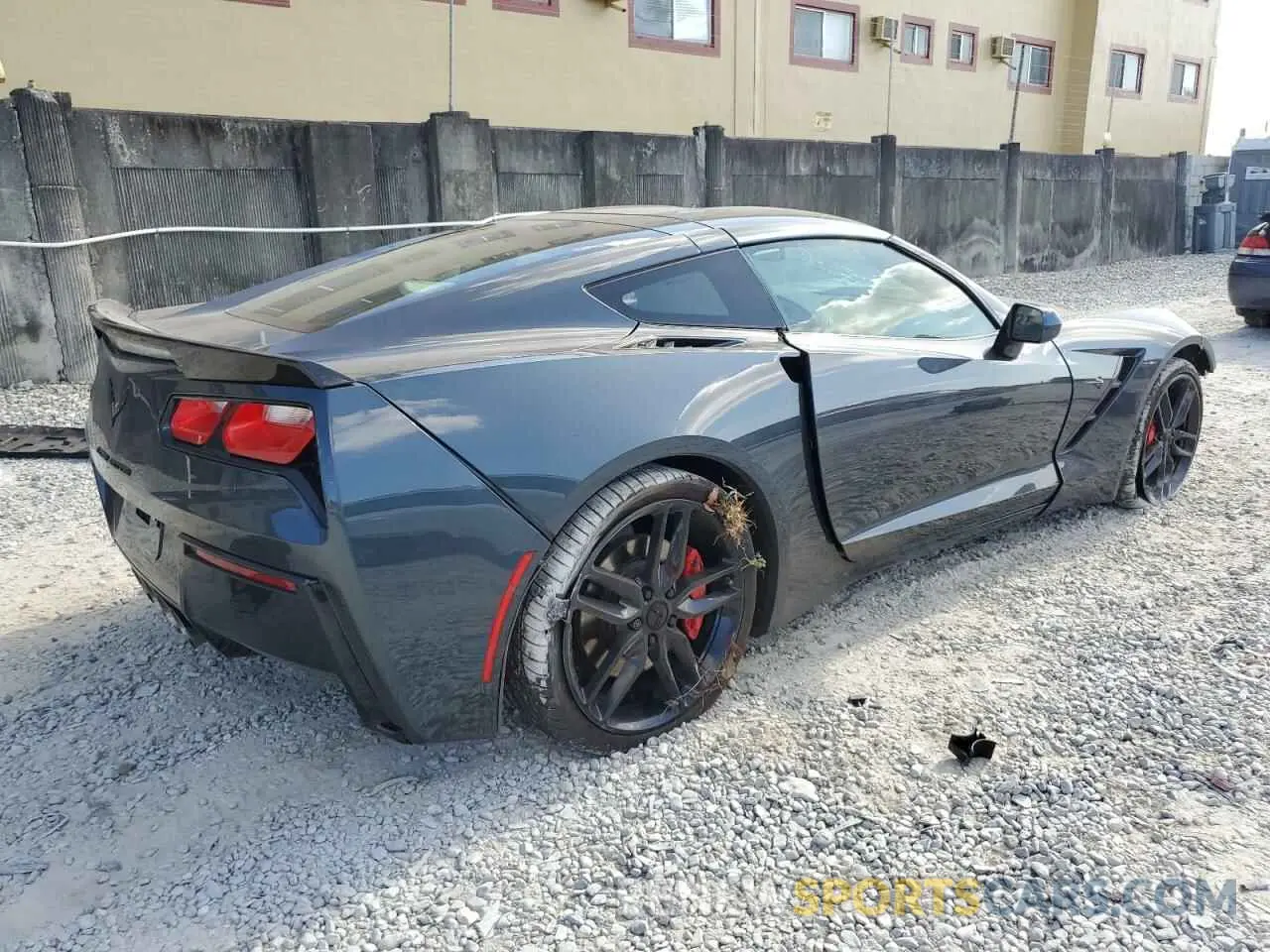 3 Photograph of a damaged car 1G1YB2D71K5114247 CHEVROLET CORVETTE 2019