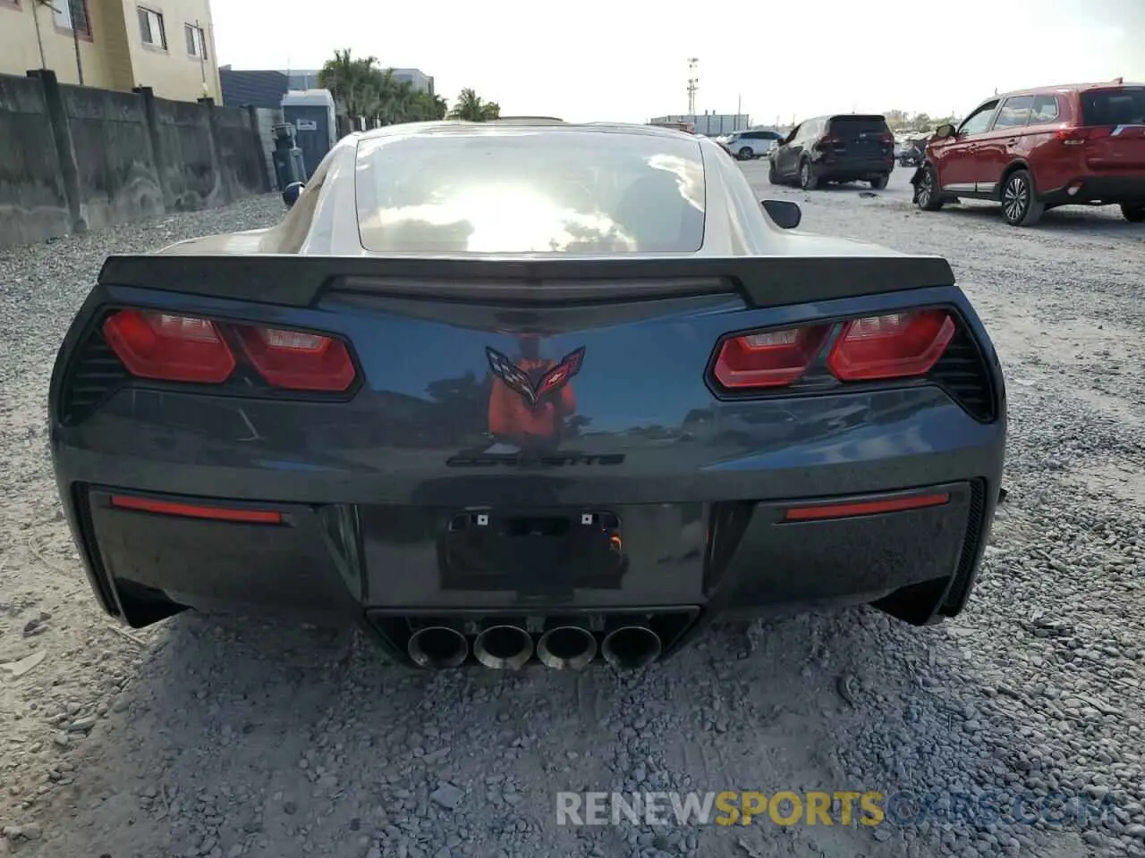 6 Photograph of a damaged car 1G1YB2D71K5114247 CHEVROLET CORVETTE 2019