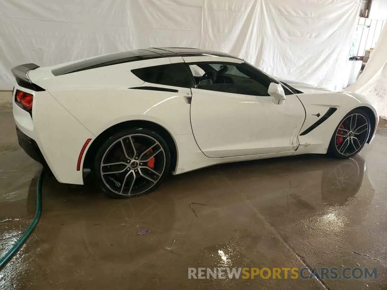 3 Photograph of a damaged car 1G1YB2D72K5124012 CHEVROLET CORVETTE 2019