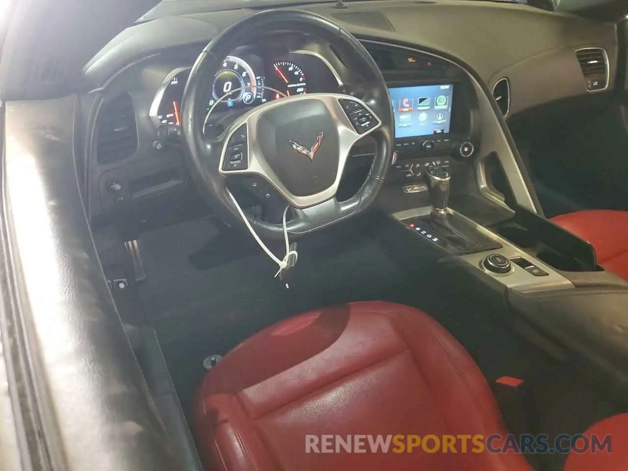8 Photograph of a damaged car 1G1YB2D72K5124012 CHEVROLET CORVETTE 2019