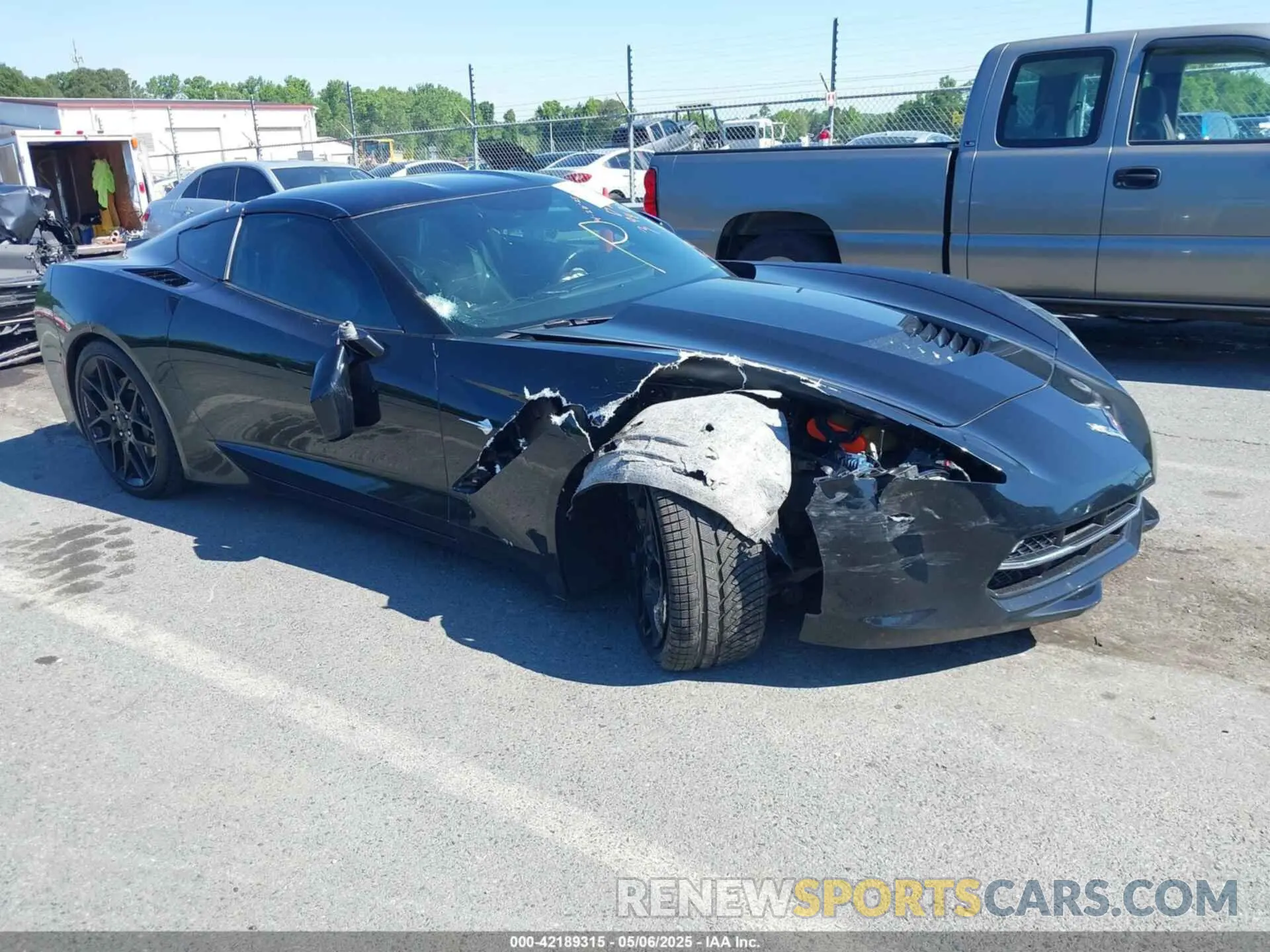 1 Photograph of a damaged car 1G1YB2D73K5118963 CHEVROLET CORVETTE 2019