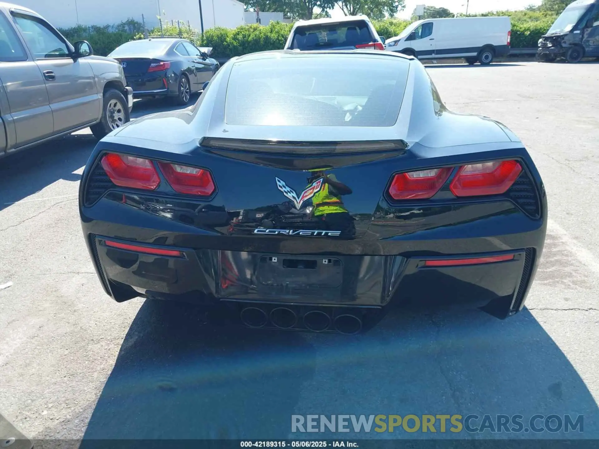 16 Photograph of a damaged car 1G1YB2D73K5118963 CHEVROLET CORVETTE 2019