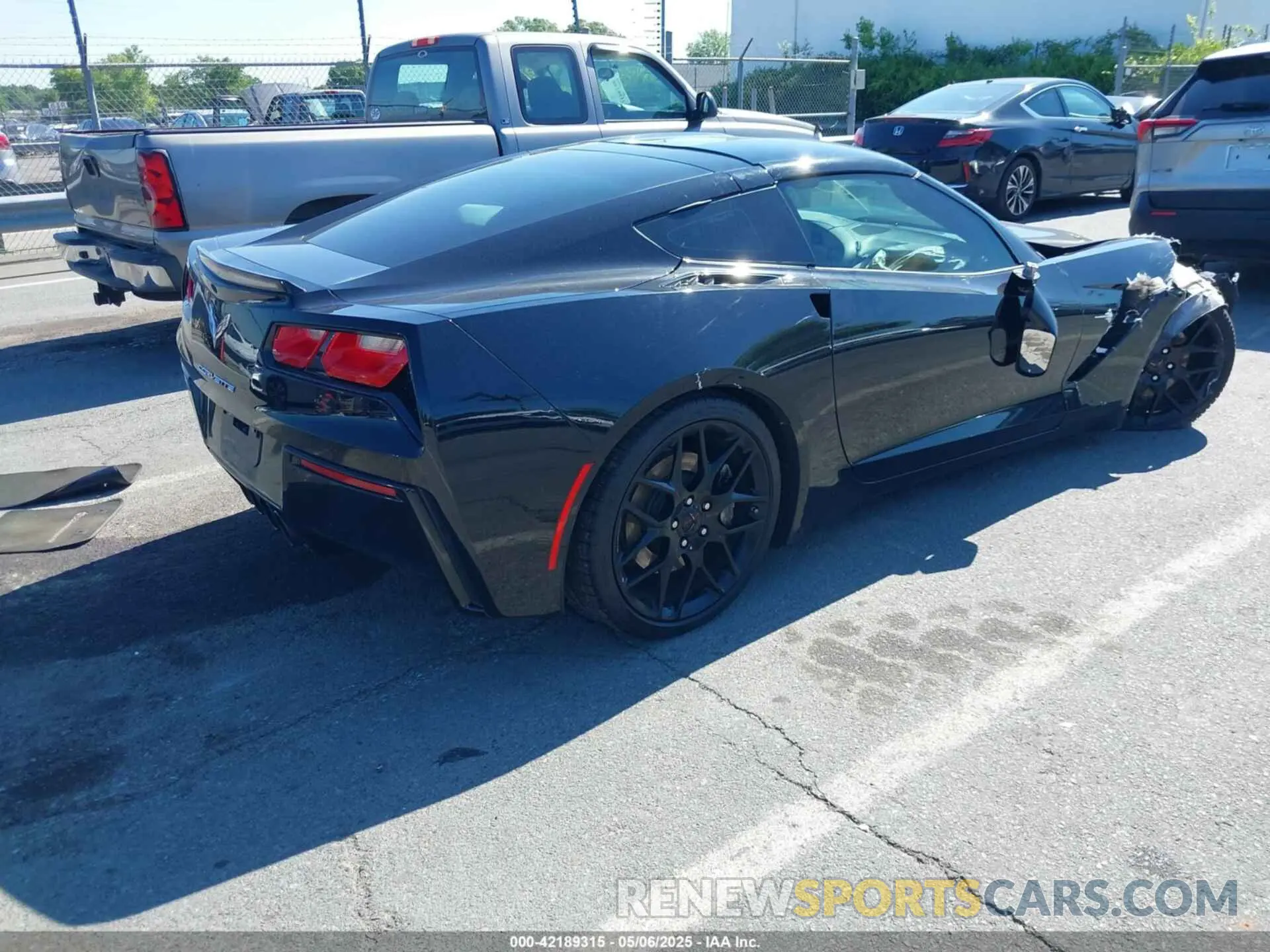 4 Photograph of a damaged car 1G1YB2D73K5118963 CHEVROLET CORVETTE 2019
