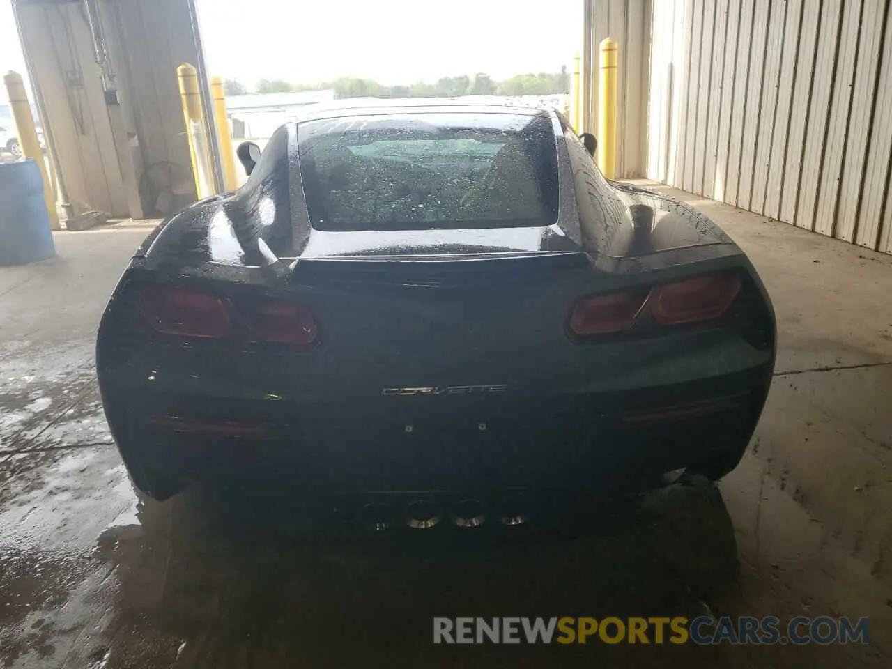 6 Photograph of a damaged car 1G1YB2D74K5124495 CHEVROLET CORVETTE 2019