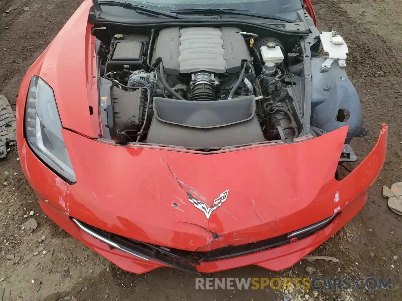 11 Photograph of a damaged car 1G1YB2D76K5105544 CHEVROLET CORVETTE 2019