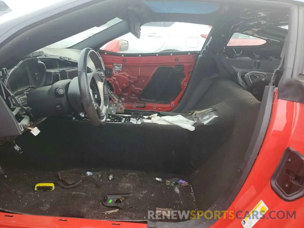 7 Photograph of a damaged car 1G1YB2D76K5105544 CHEVROLET CORVETTE 2019