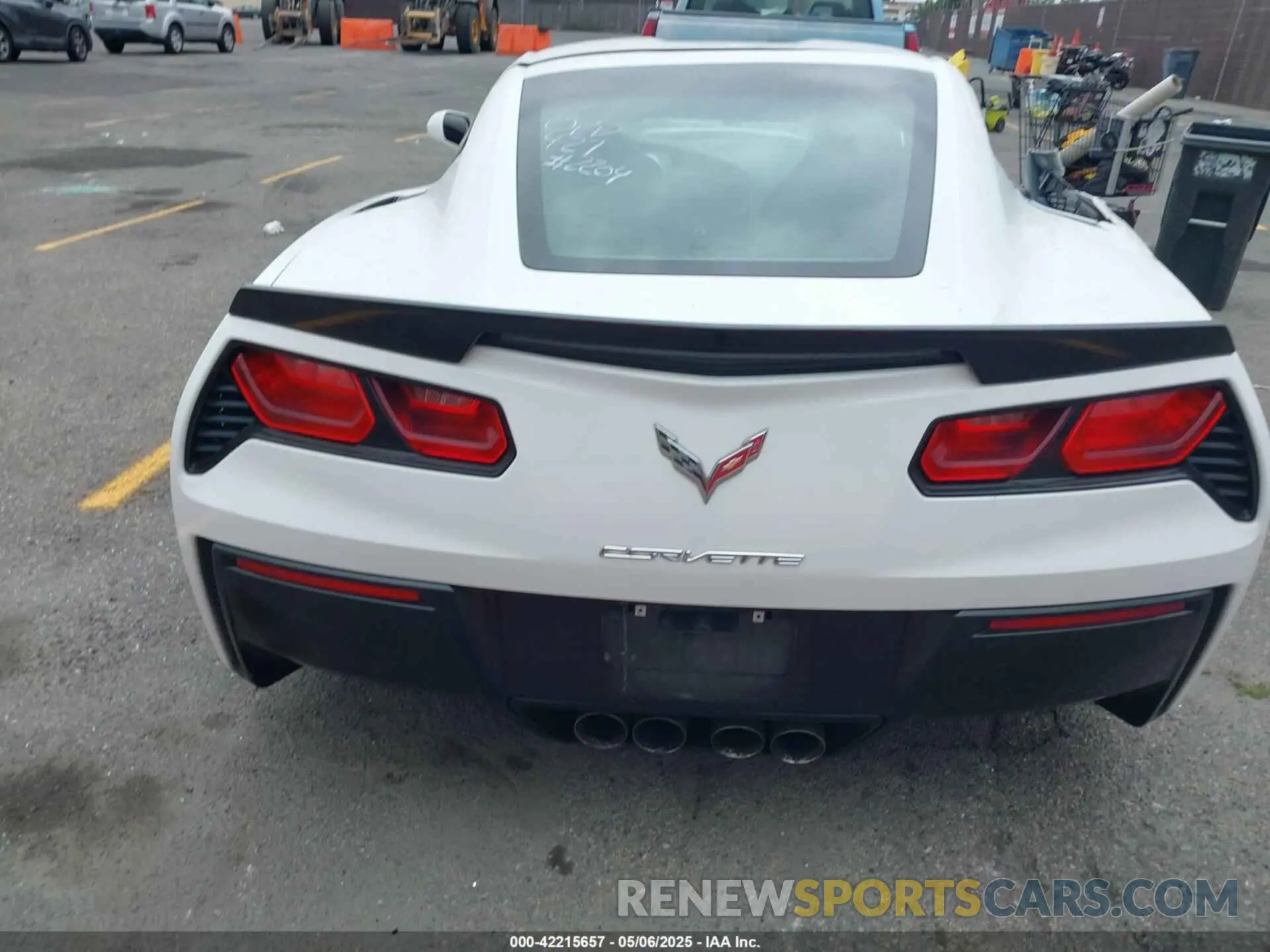 16 Photograph of a damaged car 1G1YB2D76K5112204 CHEVROLET CORVETTE 2019