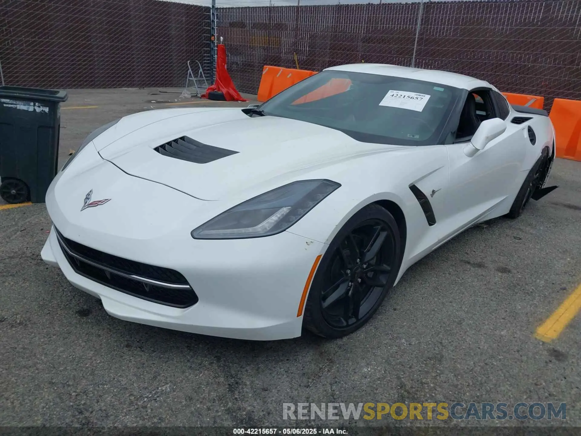 2 Photograph of a damaged car 1G1YB2D76K5112204 CHEVROLET CORVETTE 2019