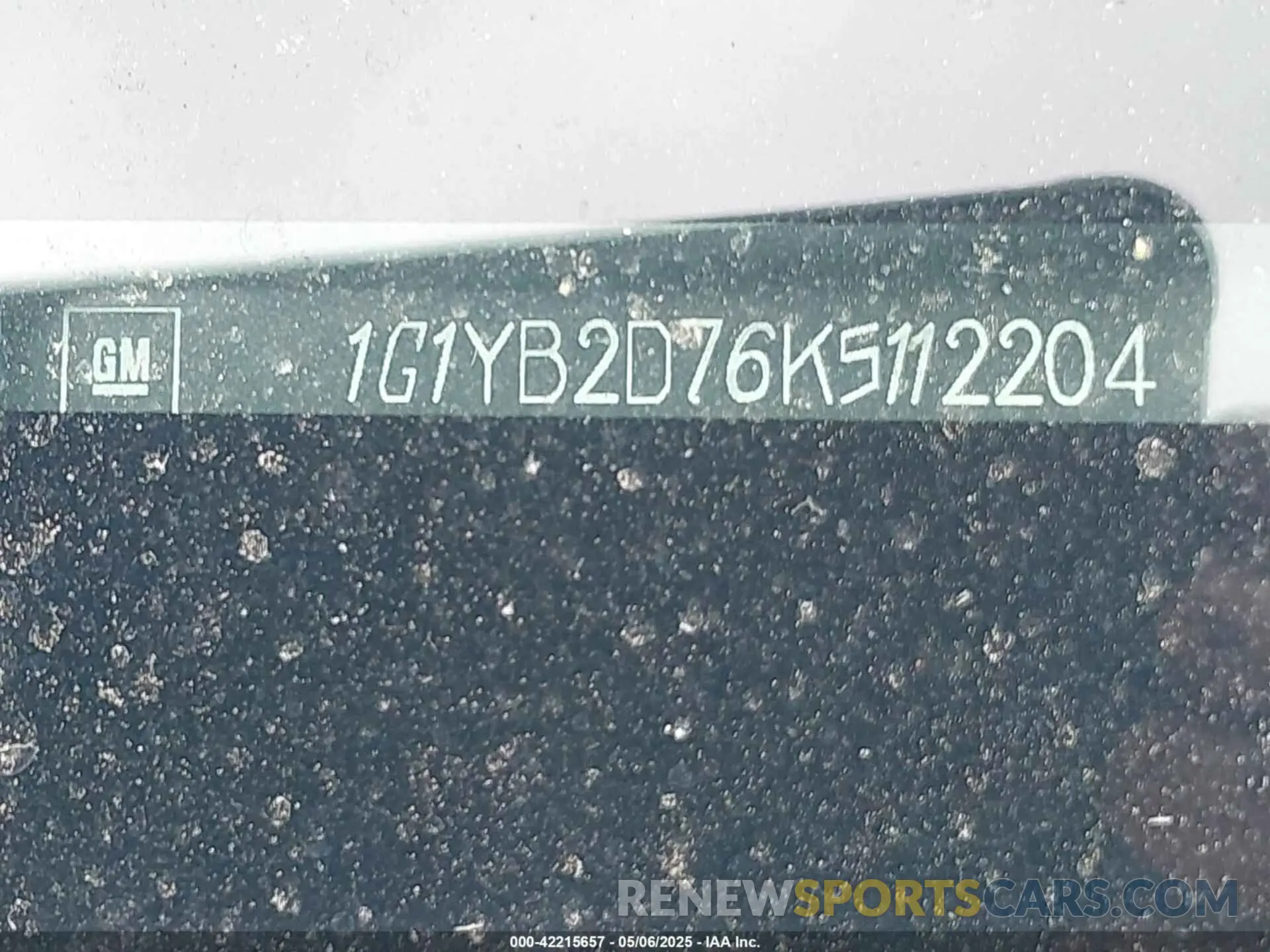 9 Photograph of a damaged car 1G1YB2D76K5112204 CHEVROLET CORVETTE 2019
