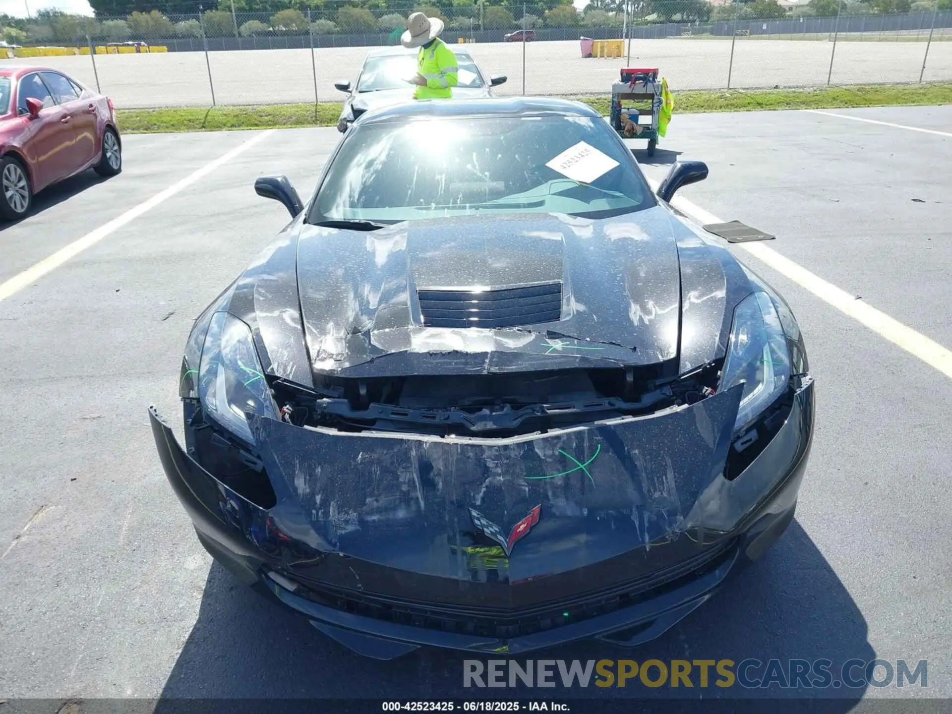 12 Photograph of a damaged car 1G1YB2D78K5105612 CHEVROLET CORVETTE 2019