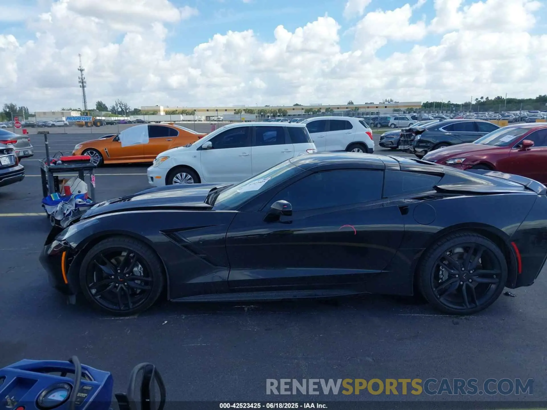 14 Photograph of a damaged car 1G1YB2D78K5105612 CHEVROLET CORVETTE 2019