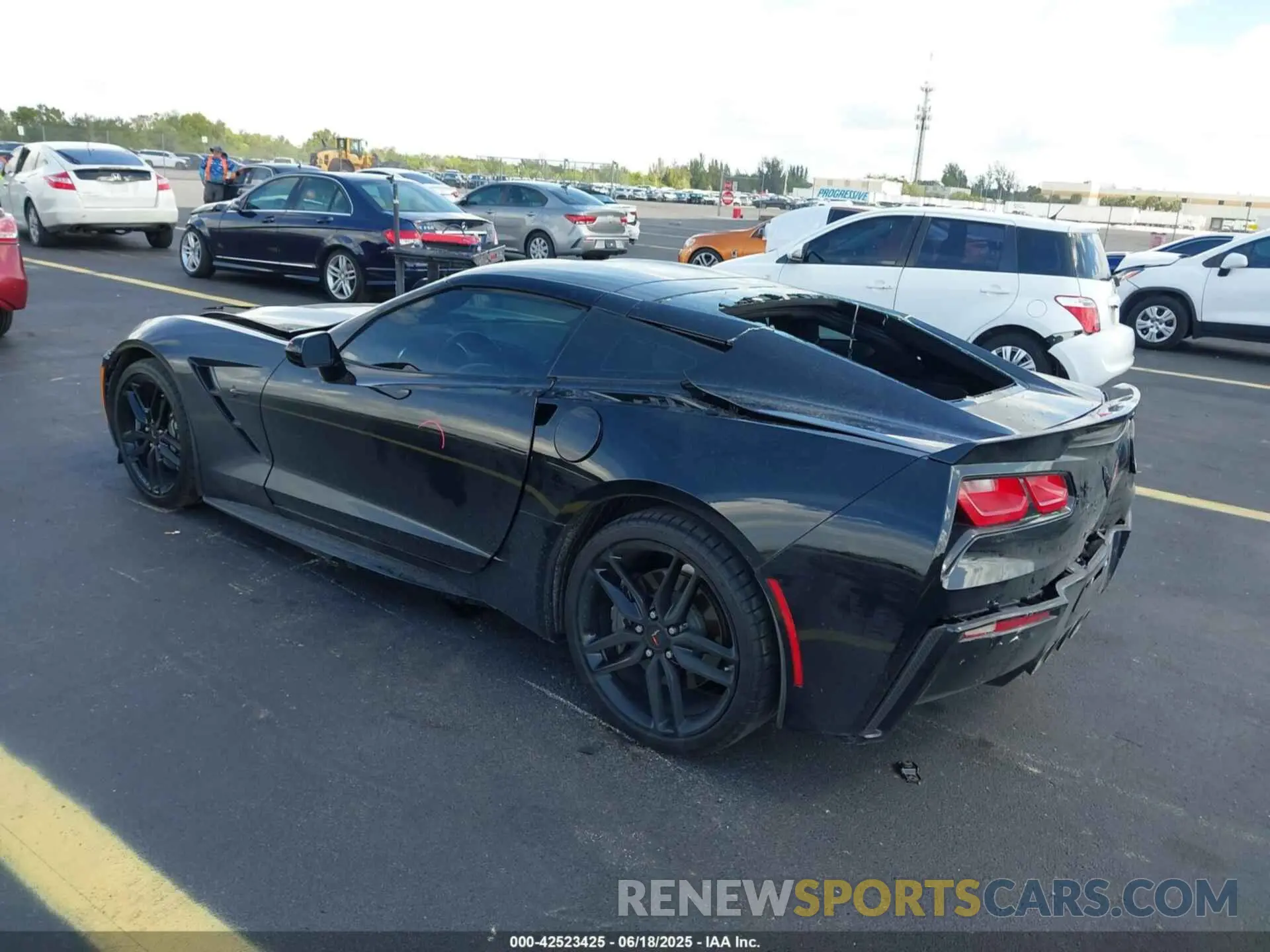 3 Photograph of a damaged car 1G1YB2D78K5105612 CHEVROLET CORVETTE 2019