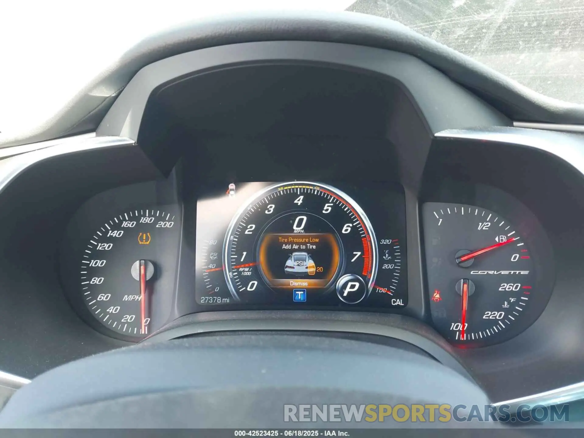 7 Photograph of a damaged car 1G1YB2D78K5105612 CHEVROLET CORVETTE 2019