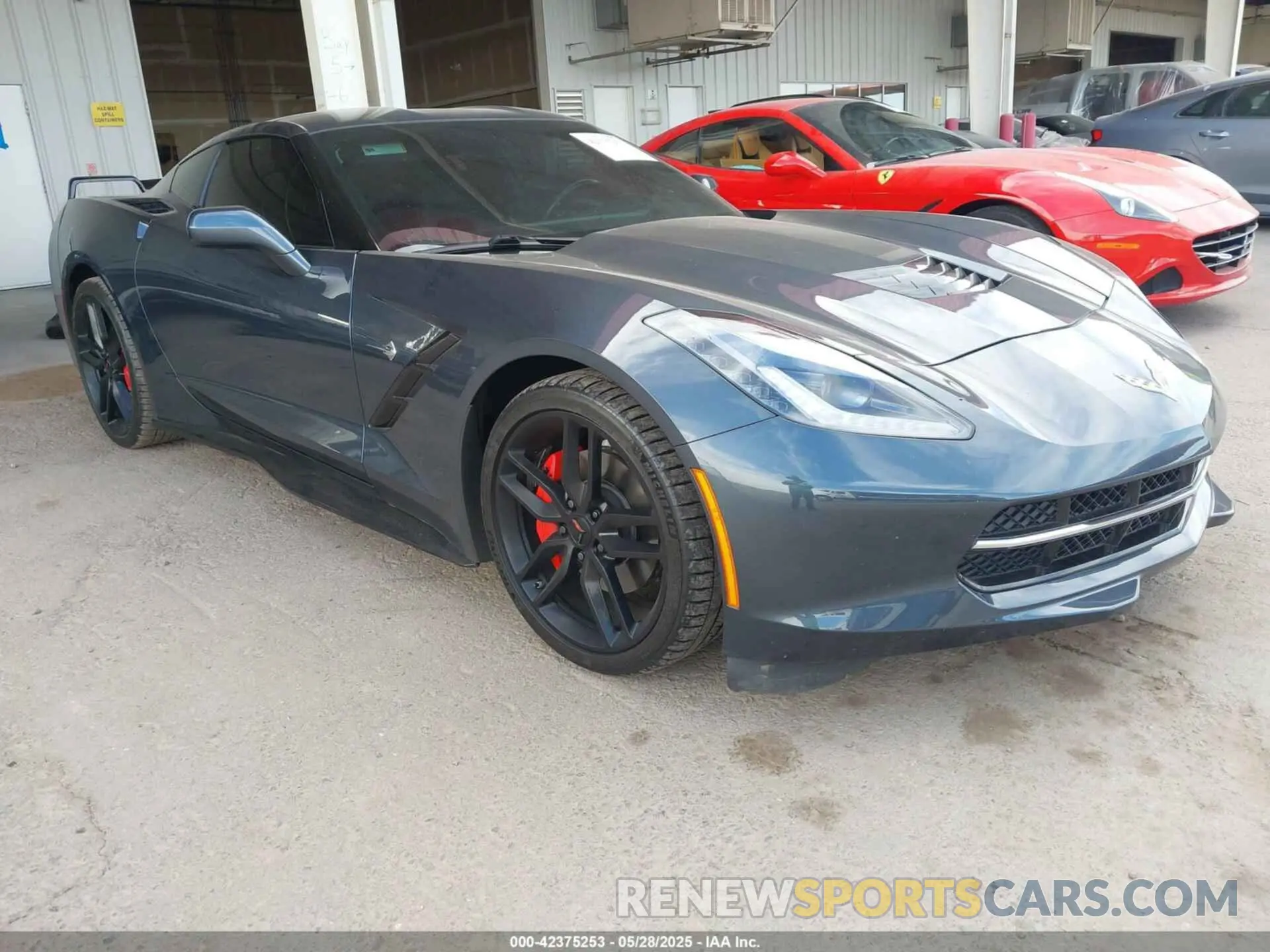 1 Photograph of a damaged car 1G1YB2D78K5108705 CHEVROLET CORVETTE 2019