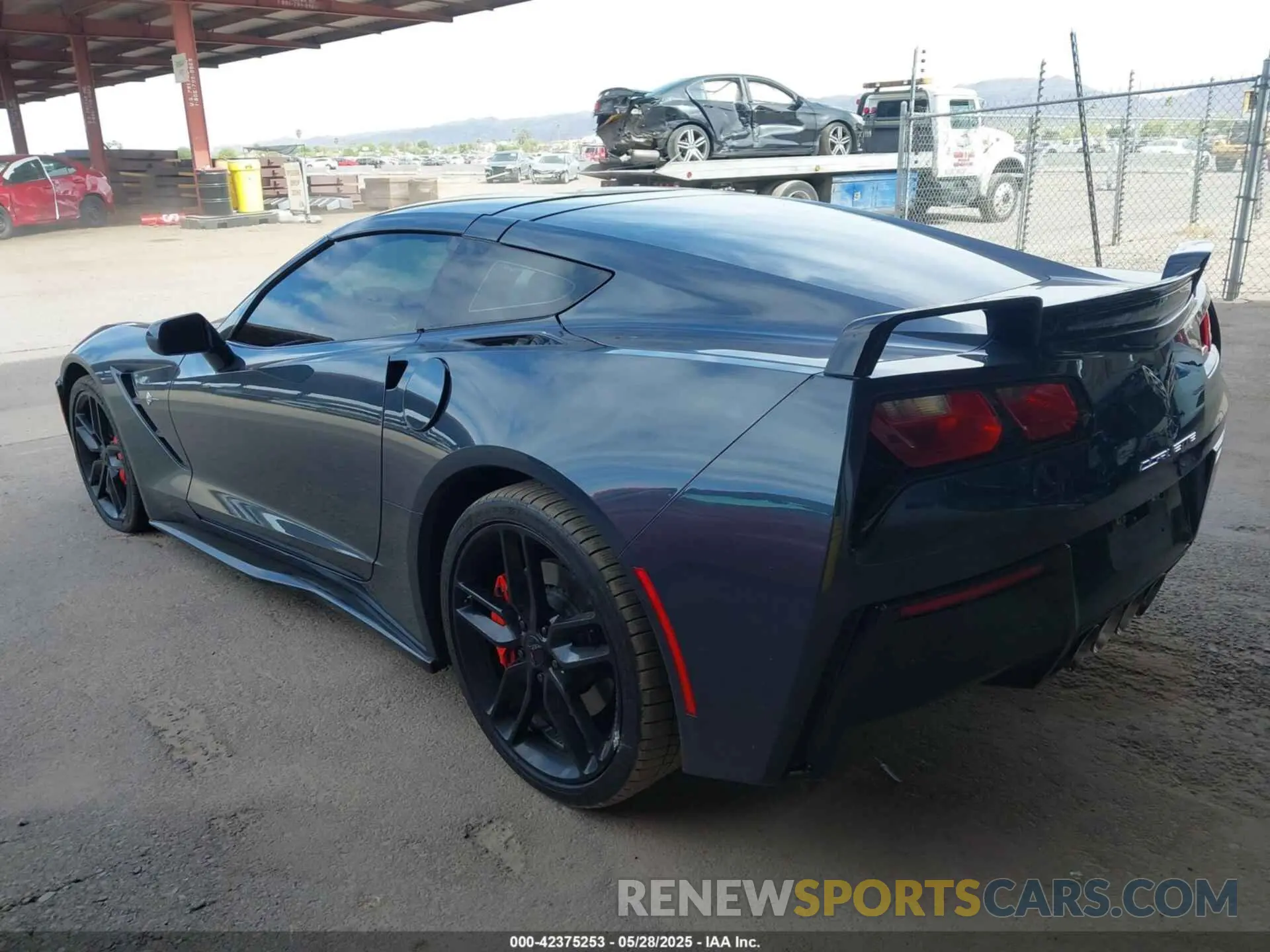 3 Photograph of a damaged car 1G1YB2D78K5108705 CHEVROLET CORVETTE 2019